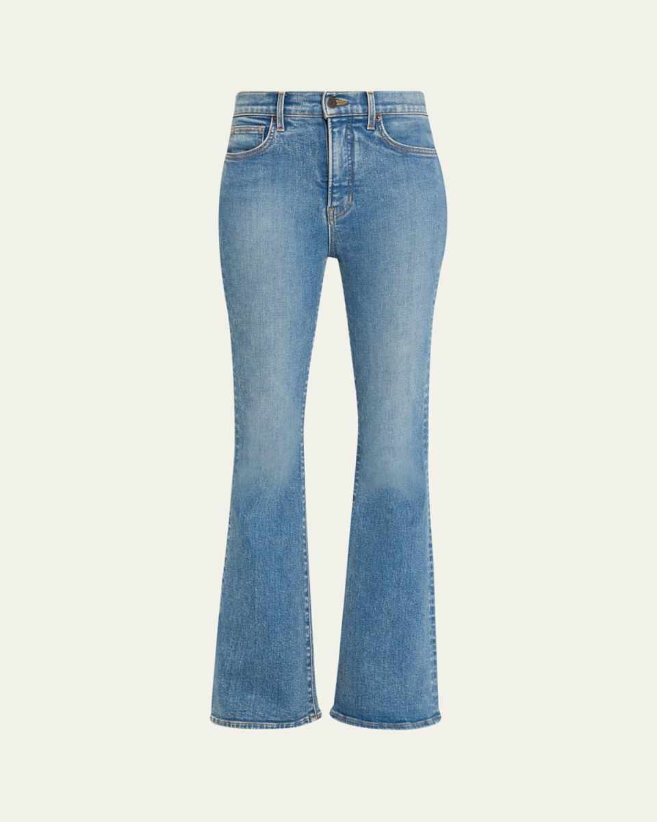 Beverly High-Rise Skinny Flare Loafer Jeans